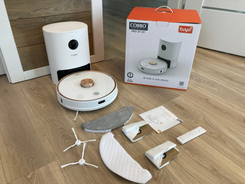 Robot odkurzająco-mopujący COBBO PRO 27 UV + Pakiet akcesoriów na 2 lata Robot odkurzająco-mopujący COBBO PRO 27 UV + Pakiet akcesoriów na 2 lata