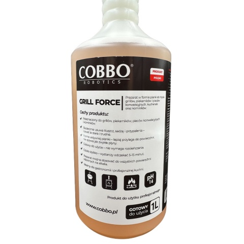 COBBO GRILL FORCE – profesjonalny płyn do czyszczenia grilla i piekarnika
