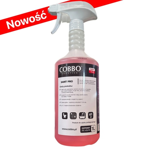 COBBO Sanit PRO – profesjonalny płyn do mycia łazienek 1L
