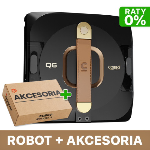 Robot do mycia okien COBBO Q6 + Pakiet akcesoriów