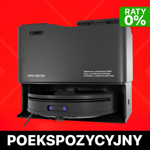 Robot odkurzająco-mopujący COBBO PRO 28 3D - POEKSPOZYCYJNE