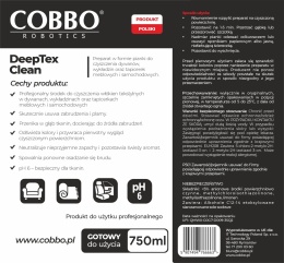 COBBO DEEPTEX CLEAN – pianka do czyszczenia tapicerki, dywanów i wykładzin