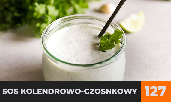 Sos kolendrowo-czosnkowy