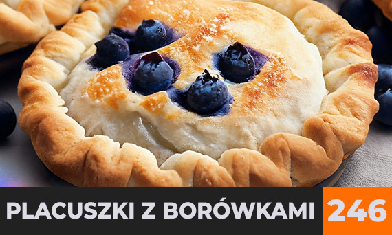 Placuszki z borówkami