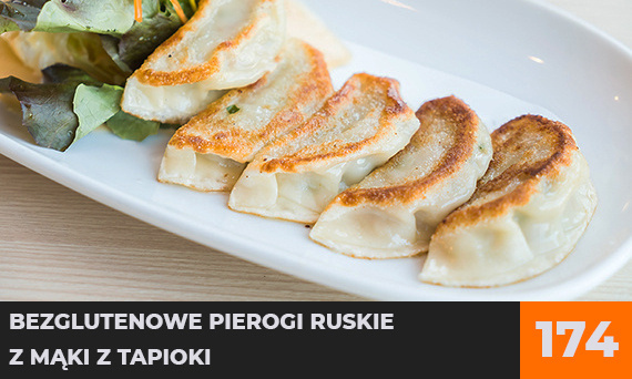 Bezglutenowe pierogi ruskie z mąki z tapioki