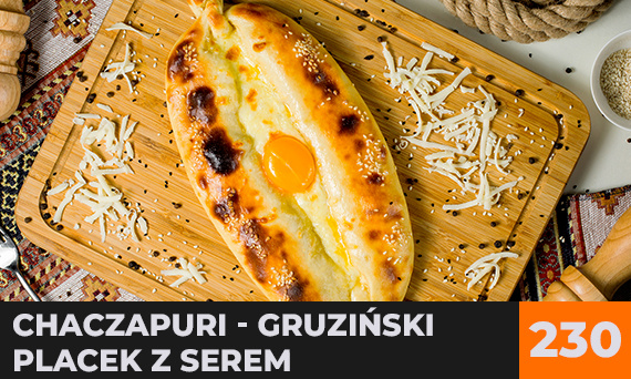 Chaczapuri - gruziński placek z serem