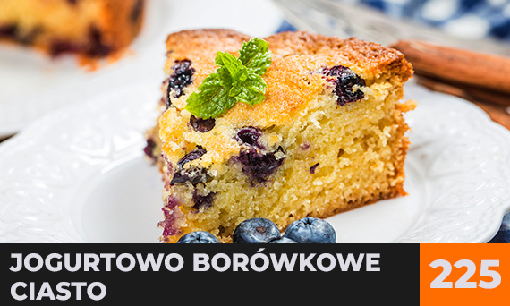 Ciasto borówkowo jogurtowe