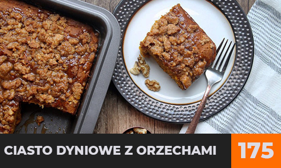 Ciasto dyniowe z orzechami