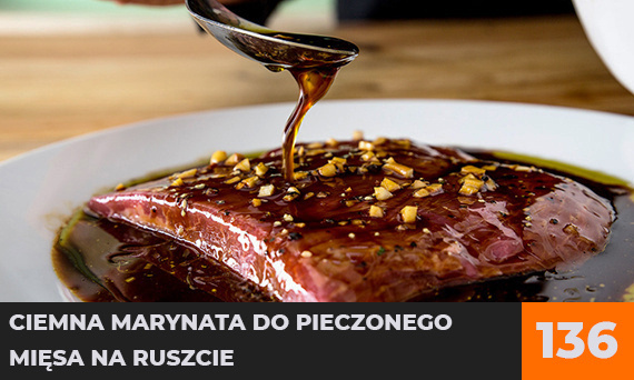 Ciemna marynata do pieczonego mięsa na ruszcie