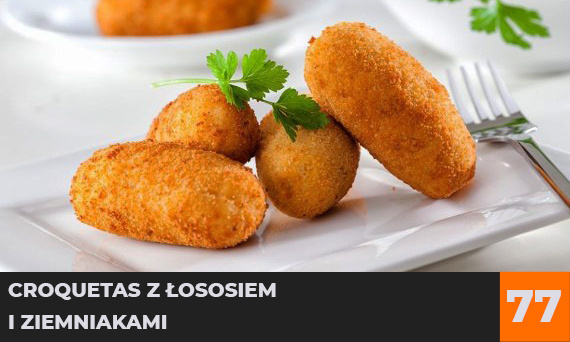Croquetas z łososiem i ziemniakami