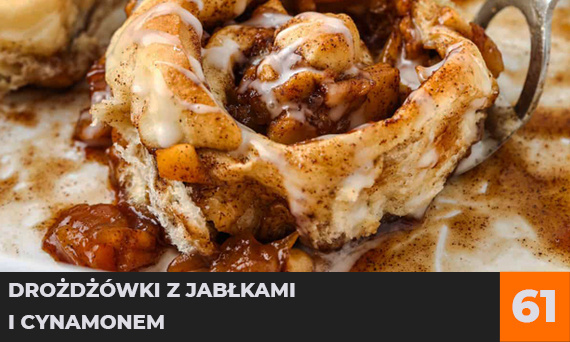 Drożdżówki z jabłkami i cynamonem