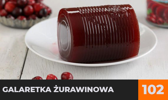 Galaretka żurawinowa
