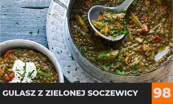 Gulasz z zielonej soczewicy