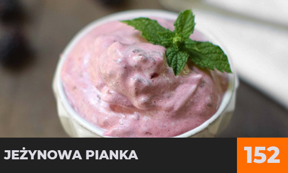 Jeżynowa pianka