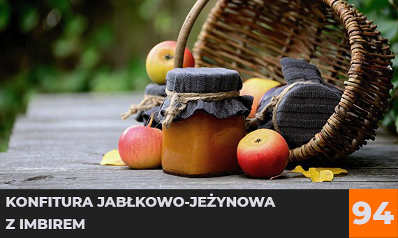 Konfitura jabłkowo - jeżynowa z imbirem