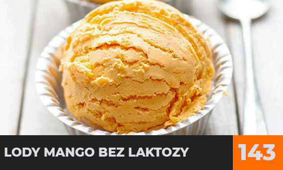 Lody mango bez laktozy