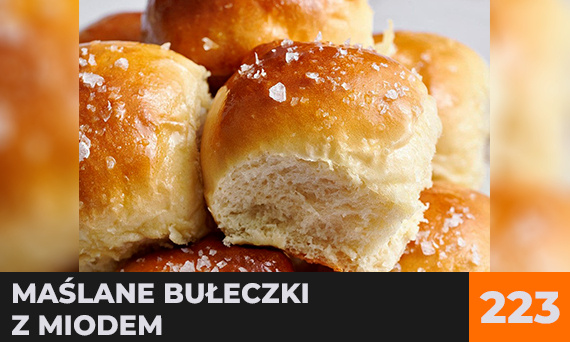 Maślane bułeczki z miodem