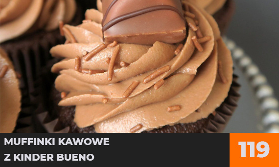 Muffinki kawowe z Kinder Bueno