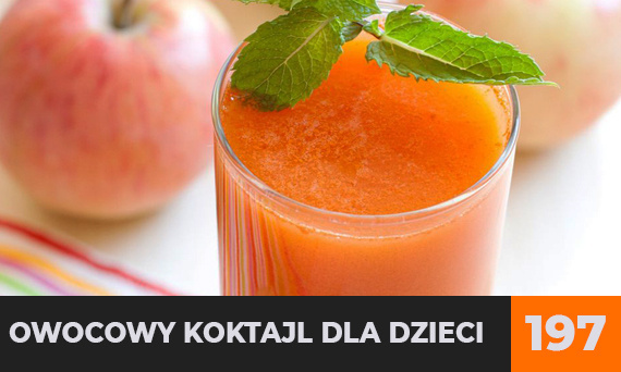 Owocowy koktajl dla dzieci