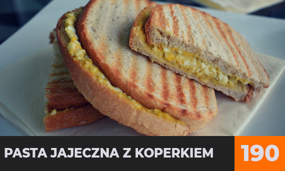 Pasta jajeczna z koperkiem