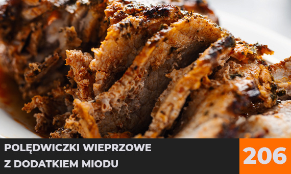 Polędwiczki wieprzowe z dodatkiem miodu
