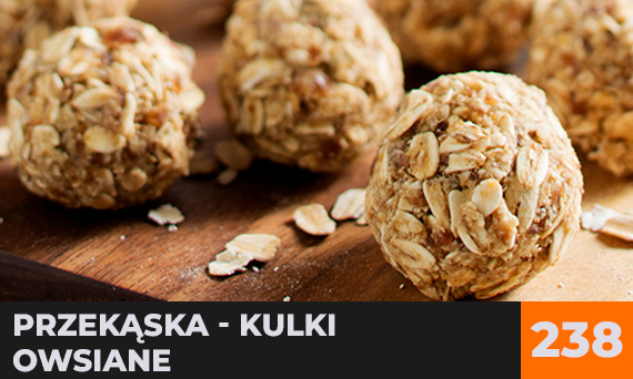 Przekąska - kulki owsiane