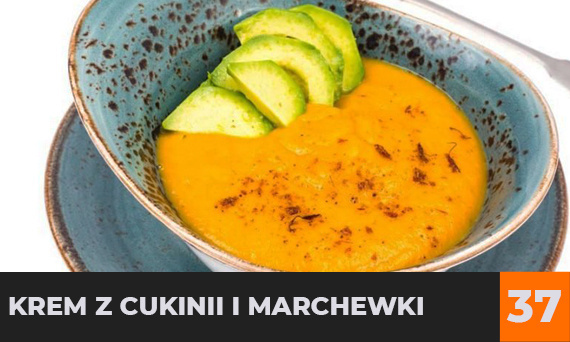 Krem z cukini i marchewki