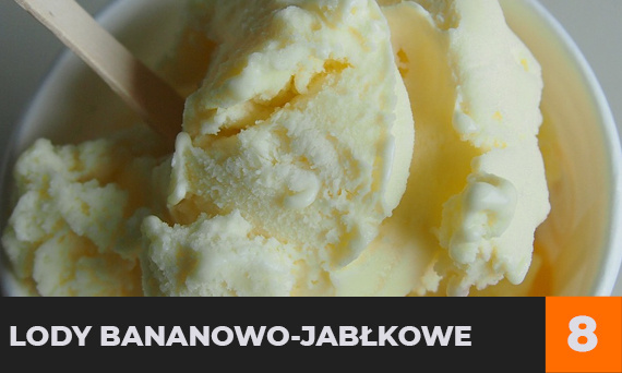 Lody bananowo-jabłkowe