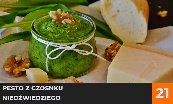 Pesto z czosnku niedźwiedziego