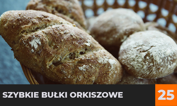 Szybkie bułki orkiszowe