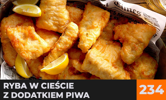 Ryba w cieście z dodatkiem piwa