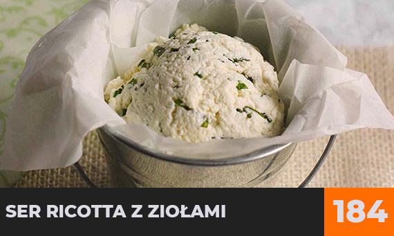Ser ricotta z ziołami