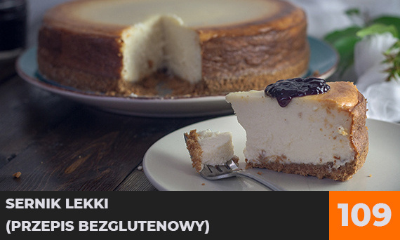 Sernik lekki (przepis bezglutenowy)