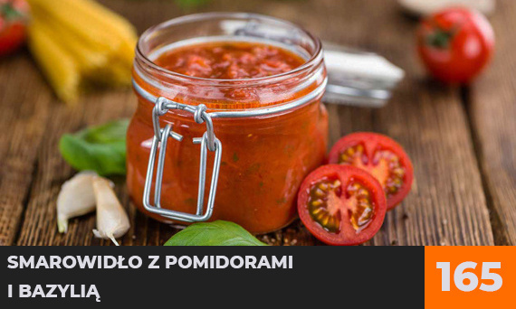 Smarowidło z pomidorami i bazylią