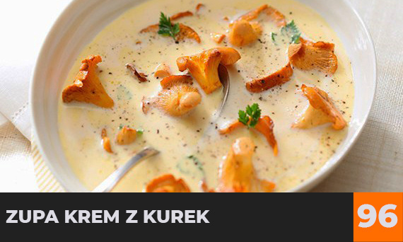 Zupa krem z kurek